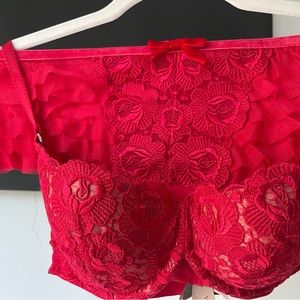 Red Lace Bras